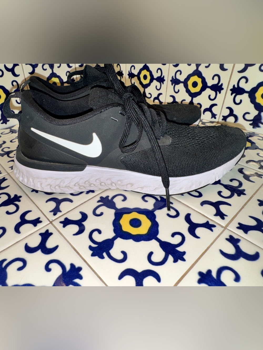 Nike Black and White Women's Running Sneakers